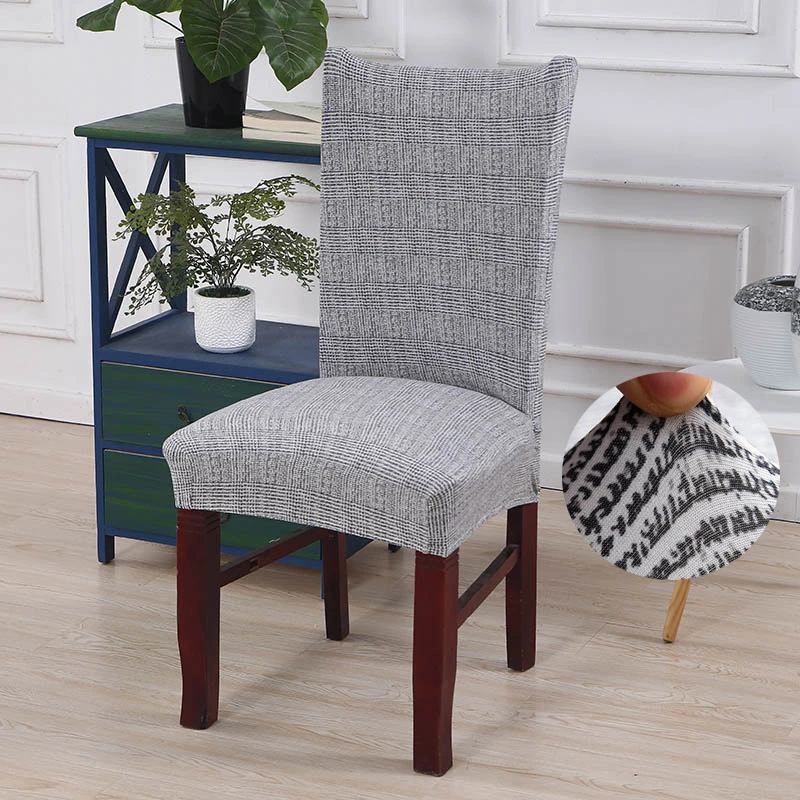 Funda elástica para silla extraíble en licra cubierta elástica para sillas,protector de asiento para boda,anti suciedad,cubierta para sillas de comedor #Color 5 