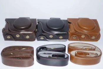 

Deluxe Edition PU Leather Camera Case Cover Bag For with Battery Opening