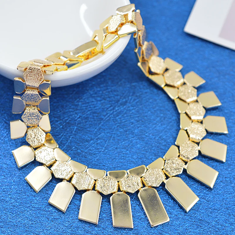 Sunny Jewelry Bohemia Jewelry Collar Jewelry Set Fashion Necklace Earrings Bracelet Set For Women For Wedding Jewelry Findings - Image 3