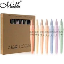 72 шт./лот M. n Menow cc консилер для удаления пятен отбеливание ярче корректор крем Ремонт карандаш натуральный косметический 6 цветов/коробка