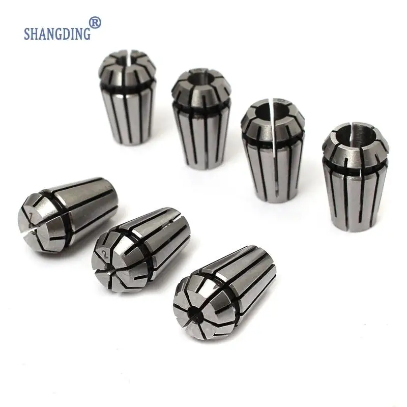 

Best Price 7Pcs ER11 Spring Collet Set For CNC Workholding Engraving & Milling Lathe Tool 1-7mm Machine Accessories