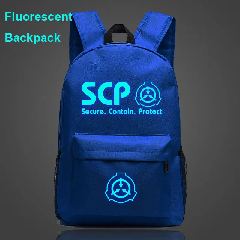 Флуоресцентный светящийся Galaxy SCP школьный рюкзак с буквами для мальчиков женский рюкзак подростковые школьные сумки мужские детские школьные рюкзаки - Цвет: 675-10