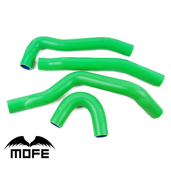 4 шт. набор зеленых силиконовых радиаторов для Mitsubishi Lancer EVO 10|coolant hose kit|hose kitsilicone