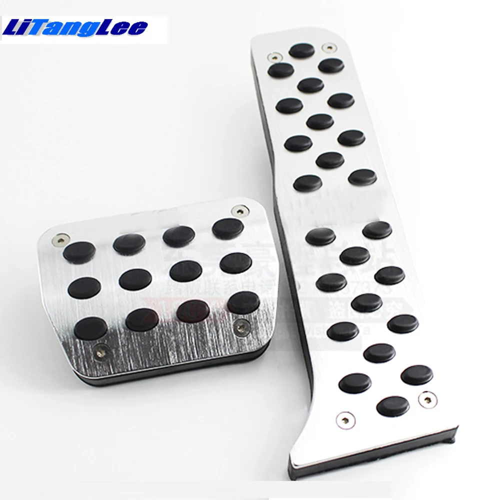 LitangLee Car Accelerator Pedal Pad Cover Sport Racing Design For Audi Q3 8U 2011~2018 AT LHD Foot Throttle Pedal Cover (2)