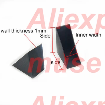 

25 30 36 40 45 mm thickness glass corner orthogonal protector, plastic cover for stone plate wood door metal board photo frame