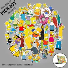50pcs/Pack American Hot Anime The Simpsons Stickers Cartoon Toy Stickers For Laptop Luggage Pad Phone Skateboard Kids Gifts 50pcs/Pack American Hot Anime The Simpsons Stickers Cartoon Toy Stickers For Laptop Luggage Pad Phone Skateboard Kids Gifts