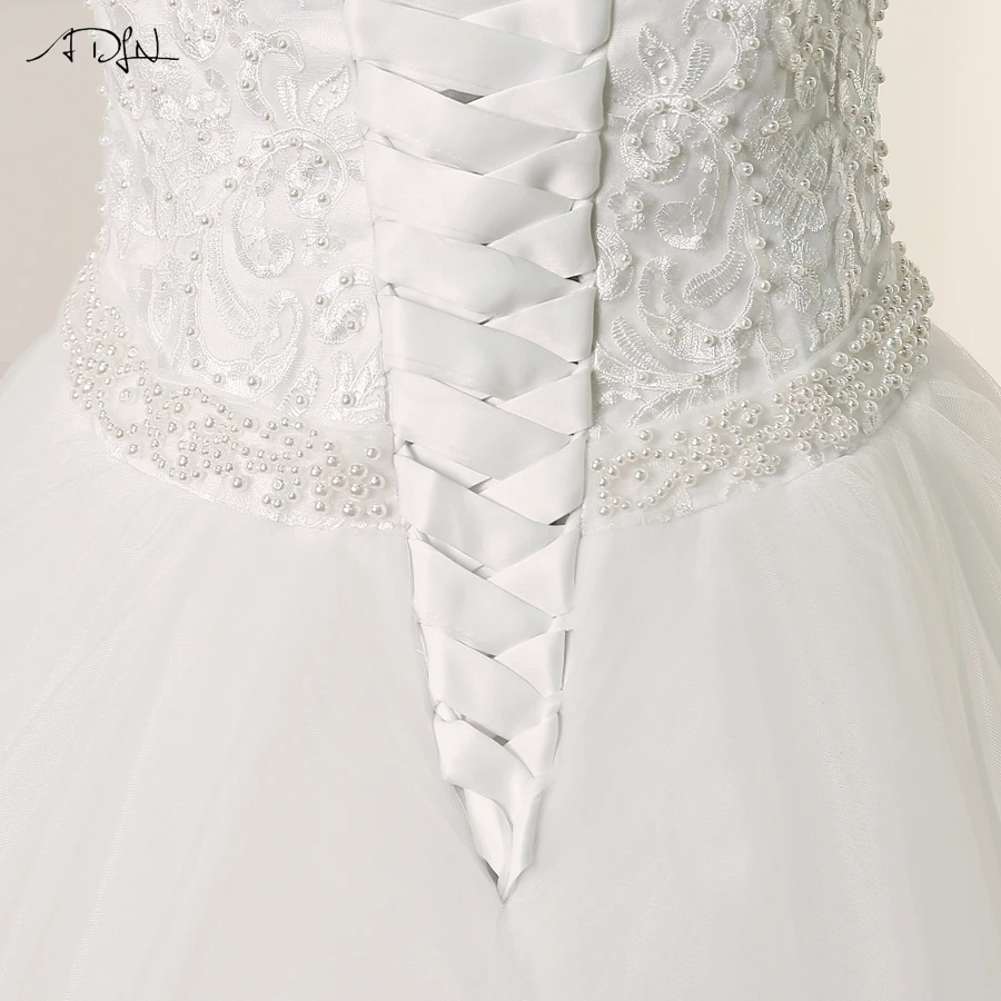 ADLN Принцесса Милая Свадебные платья с корсетом Vestidos de Novia белый/слоновая кость