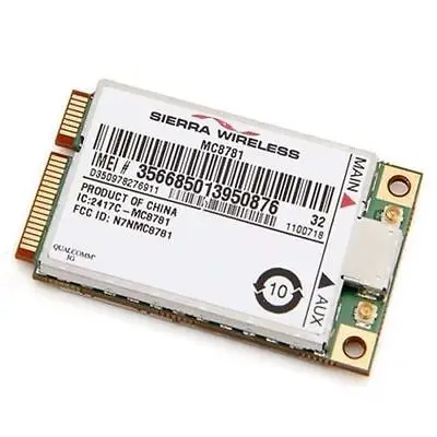 Беспроводная карта-адаптер для разблокированной Sierra MC8781 3G WWAN HSUPA HSDPA UMTS GSM GPRS EDGE DELL