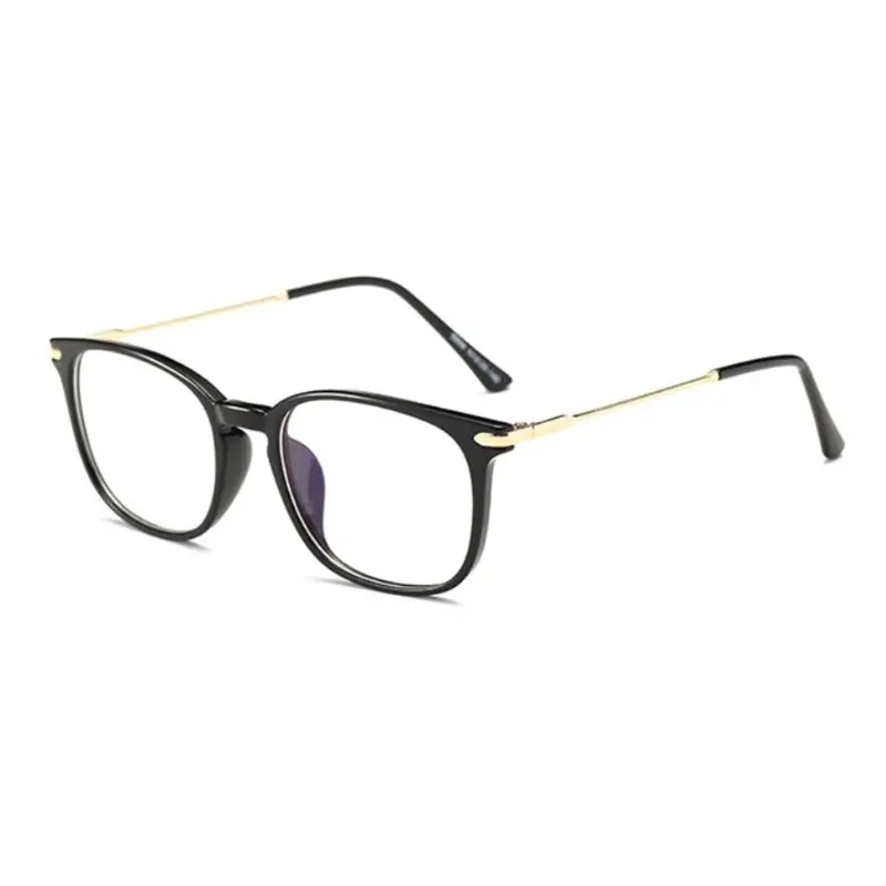 Новые анти-синие оптические очки для мужчин и женщин, модная Ретро оправа, анти-радиационные плоские зеркальные очки - Цвет оправы: Зеленый