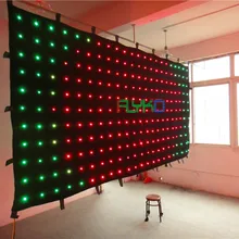 Высокое светодио дный падающая звезда светодиодный видео занавес AliExpress