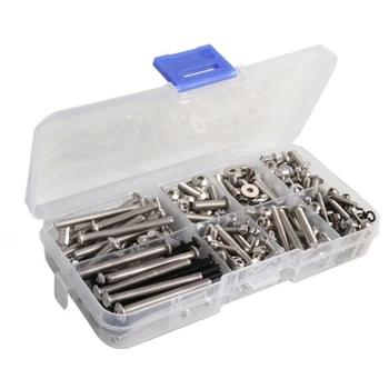 

Screw Kit With Box For 1/7 Short Truck Rc Car Screw Stainless Steel Screws Box Repair Tool Kit For Traxxas Udr Rc Parts