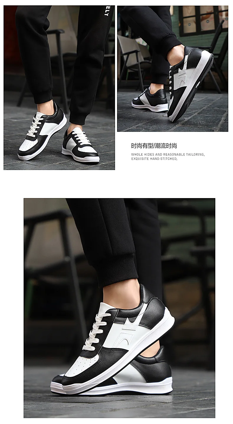 2018- spring and autumn- fashion- brand youth- sneakers -men's shoes -trend wild white shoes- casual color board shoes men (2)