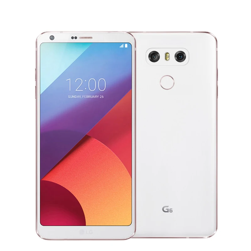 Оригинальный LG G6 мобильного телефона 4G Оперативная память 32G Встроенная память Quad-core 13MP Камера с одной SIM-картой H871/VS988 LTE 4G 5,7 \