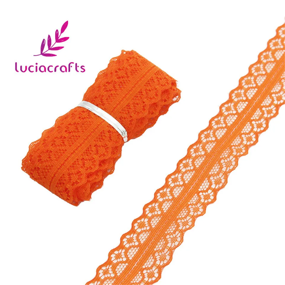 Lucia crafts 5y/10y кружево, лента, тесьма ширина 27 мм Отделка Ткань DIY вышитые сетки шнур для шитья украшения аксессуары R0602