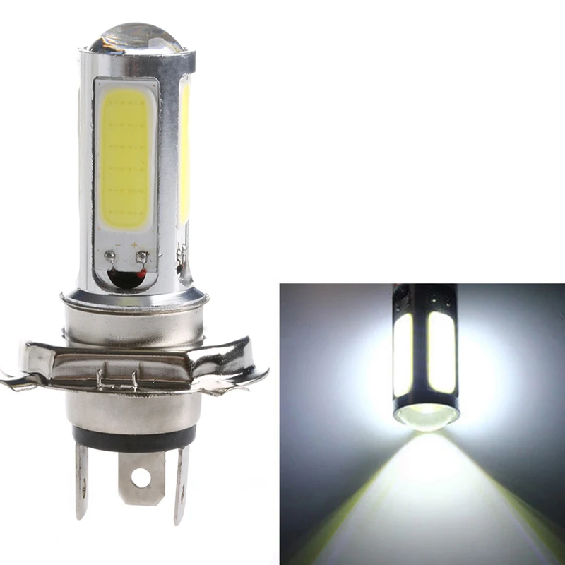 DC 12V белый светильник H4 COB 51 светодиодный 25W индикатор двигателя лампа