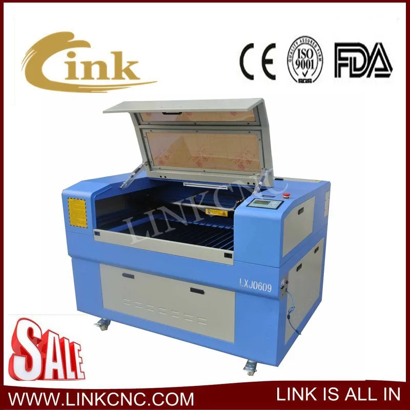 Fast speed and High steady LXJ9060 laser paper cutter / 80 watt laser