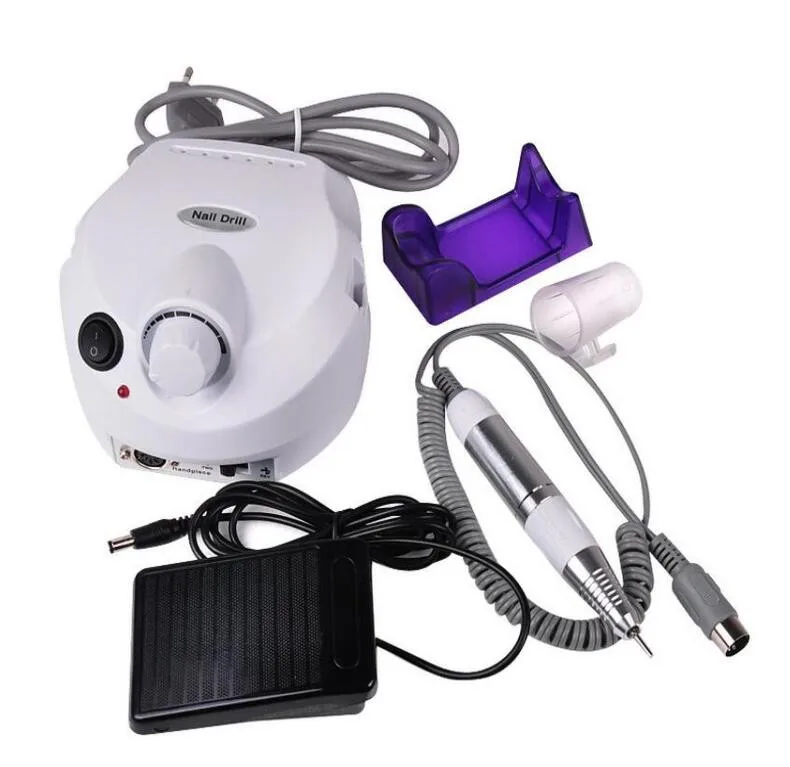 

2016 Hot New 220V Pro Nail Electric Machine Manicure Nails Art Drill Accessory Acrylic File Bits Pedicure Kit Beauty Tools