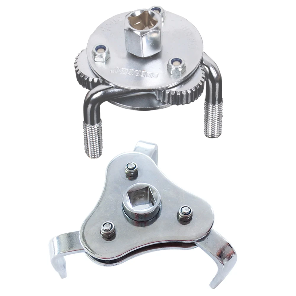 

Alloy 3 Jaw Oil Filter Wrench Tool for Car Repair Adjustable Two Way Oil Filter Key Auto Car Repairing Tools