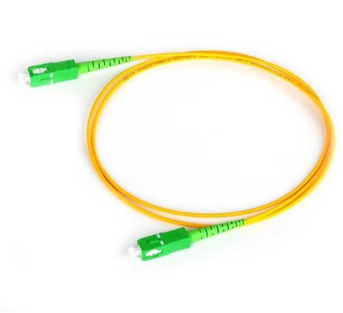 

2m/10pcs SC APC to SC APC G657A Fiber Patch Cable, SC PatchCord, Simplex 2.0mm PVC OS2 SM Bend Insensitive Ftth Optic cable