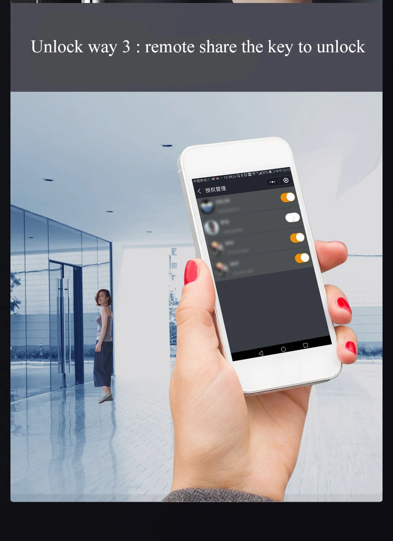 Смарт-замок без ключей отпечатков пальцев Дверной замок u-образный биометрический Электрический замок для велосипедной стеклянной двери офиса магазин APP control
