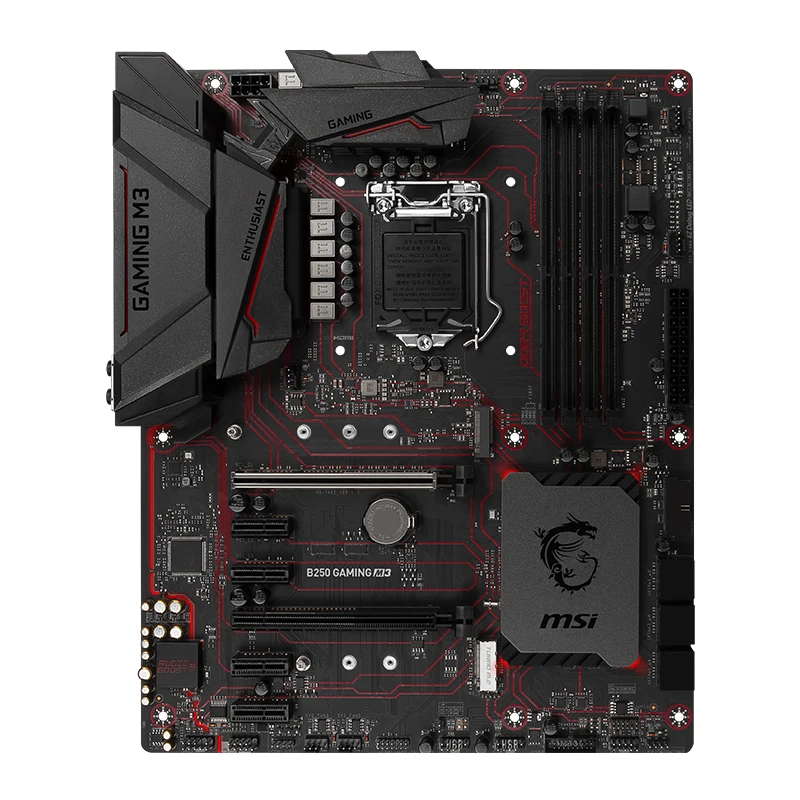 

MSI Original B250 GAMING M3 LGA1151 interface a key to accelerate the engine computer motherboard used 90%new
