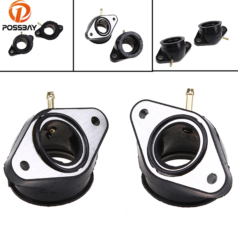 

POSSBAY Motorcycle Carburetor Interface Manifold Adapter for Yamaha XV400 XV500 XV535 VIRAGO 1992-1994 Moto Intake Pipe Adapter
