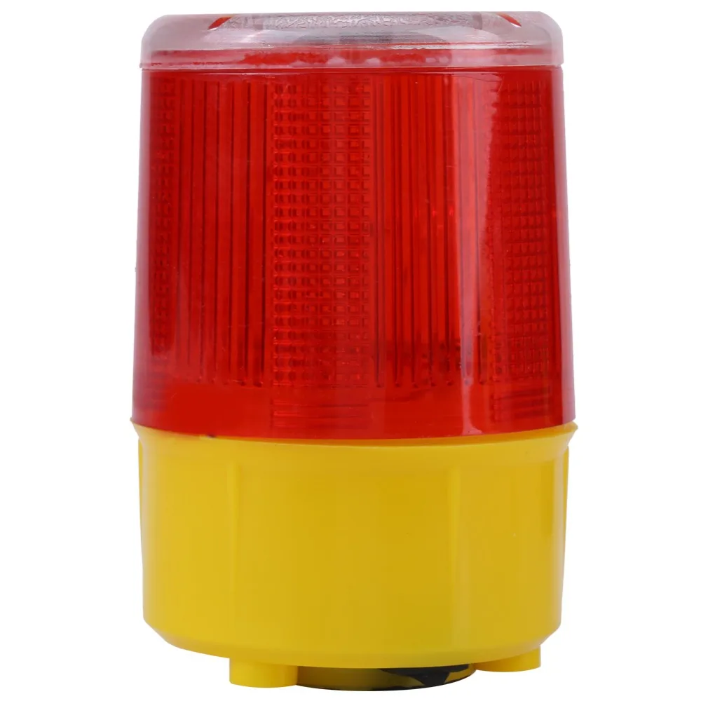 В 1 светодио дный шт. 2,5 Вт 3 в Солнечный светодиодный аварийный Предупреждение вспышка сигнальная лампа дорожная лодка красный свет