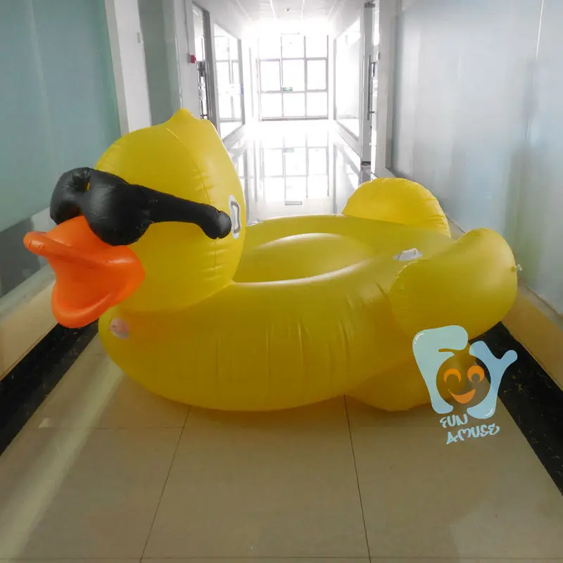 duck with sunglasses float