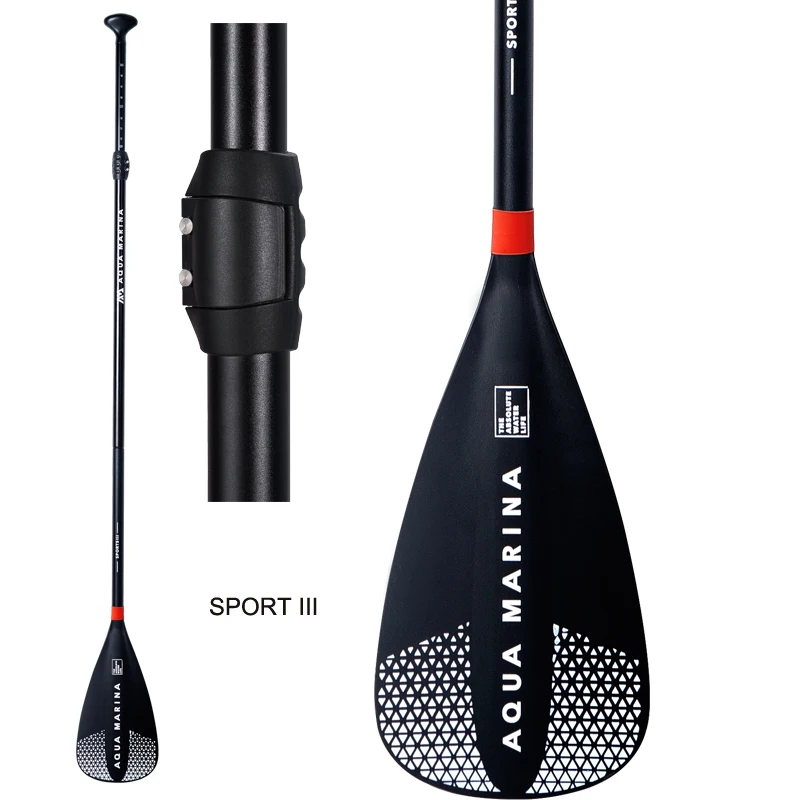 

new extendable paddle oar SUP AQUA MARINA SPORT IIIstand up board 3 section surfing board aluminium 165-210cm length adjustable