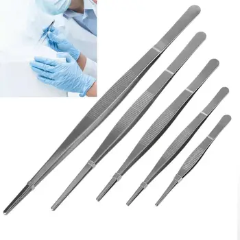 5 Sizes Toothed Tweezers Barbecue Stainless Steel Long Food Tongs Straight Home Medical Tweezer Garden Kitchen BBQ Tool
5 Sizes Toothed Tweezers Barbecue Stainless Steel Long Food Tongs Straight Home Medical Tweezer Garden Kitchen BBQ Tool