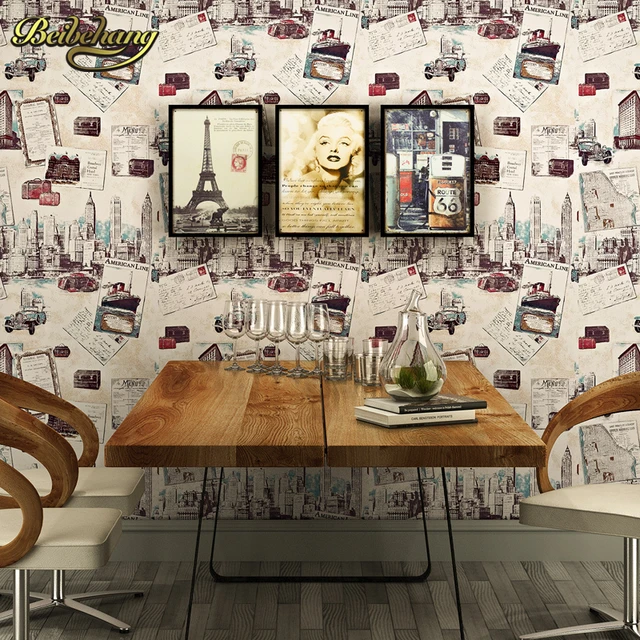 Beibehang wand papier Britischen retro tapete shop für wohnzimmer tapete Illustrated gebäude den restaurant hintergrund in Beibehang wand papier ... Beibehang wand papier Britischen retro tapete shop für wohnzimmer tapete Illustrated gebäude den restaurant hintergrund in Beibehang wand papier ...