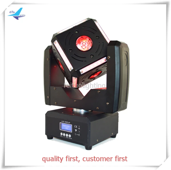 

2pcs/lot 6x12w rgbw beam + 12x6w 4 in1 wash Snake eye beam moving head led light