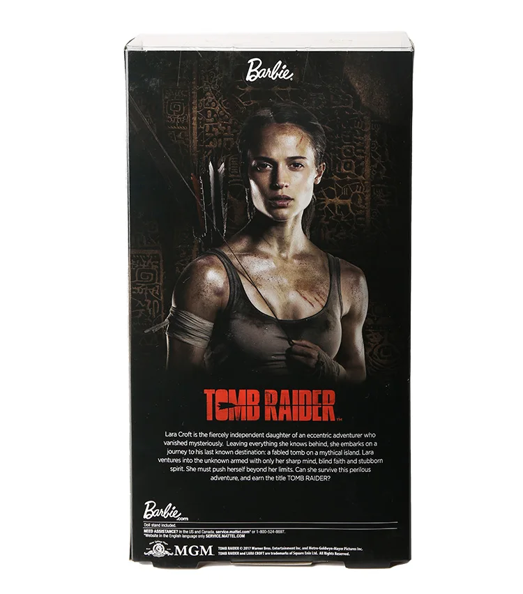 Оригинальная кукла Барби Super Star Tomb Raider Lara, коллекция, кукла, модный стиль, подарок на день рождения, куклы Bonecas, детские игрушки для девочек