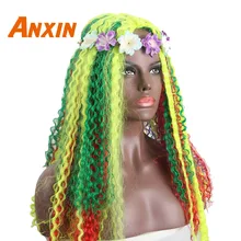 Парики из искусственных волос без шапочки-основы короткий Кудрявые Парики Для косплей парик для Хэллоуина карнавальный парик