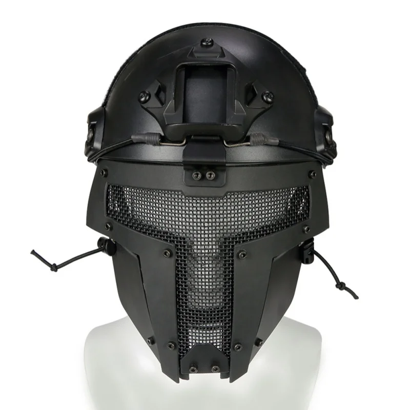 

ABS full face tactical Cycling mask New Type Airsoft SPT Mesh SPT Mesh Sparta combat Face Mask AF Helmet Mounting