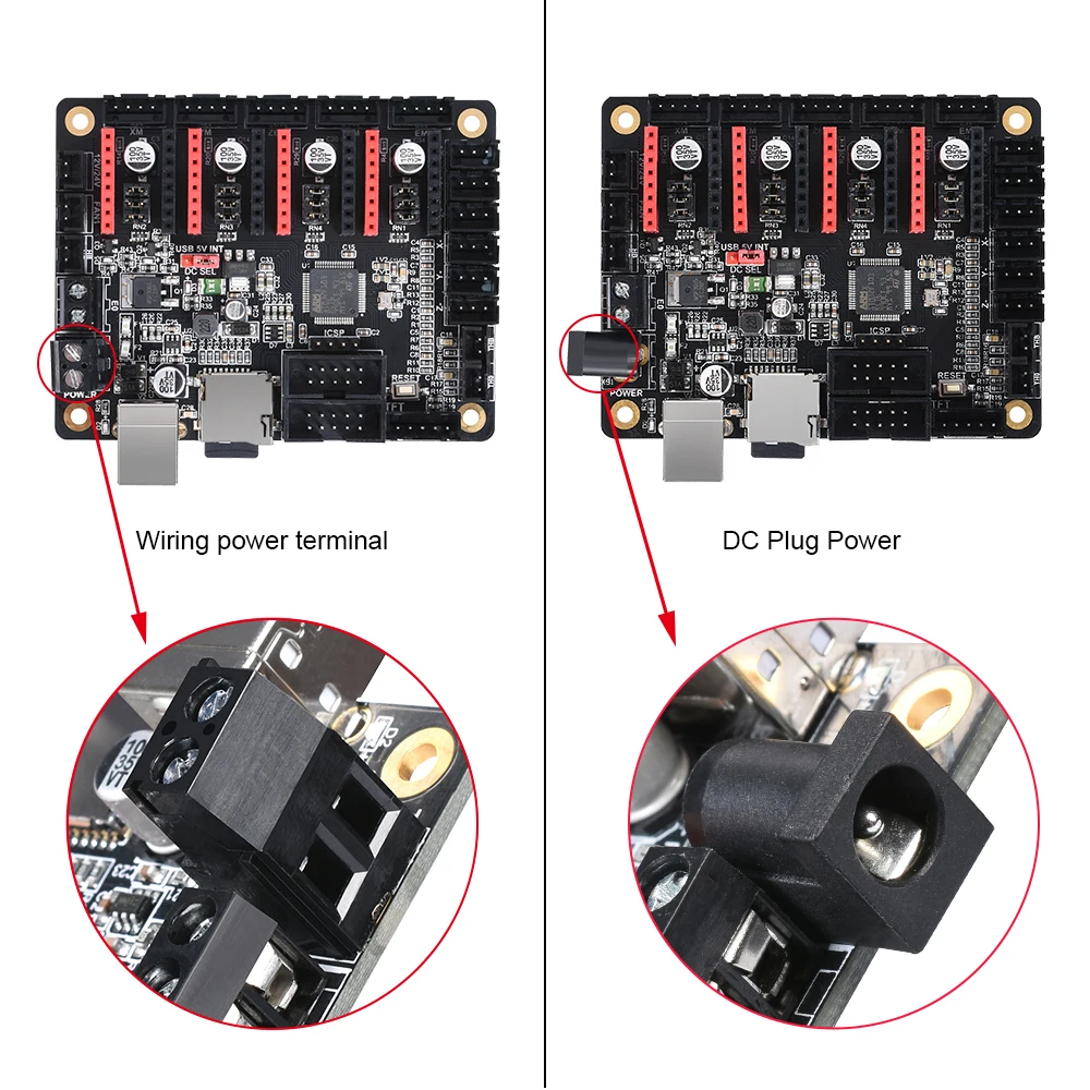 32 битная плата управления BIGTREETECH SKR mini V1.1 ARM CPU битные детали для 3D принтера TMC2130 SPI