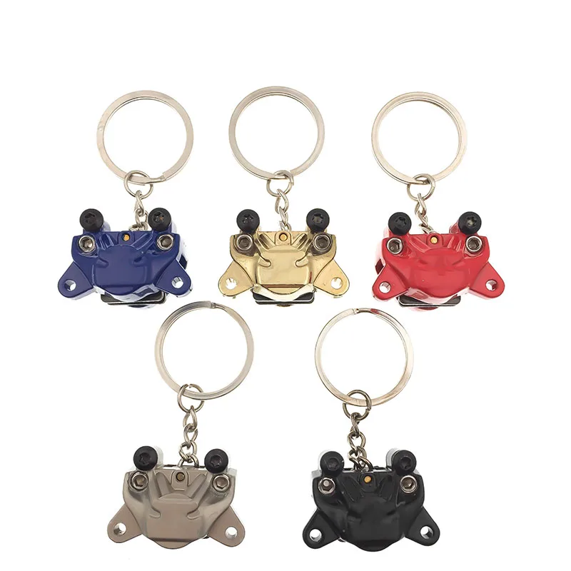 Car Key Ring Key Chain Brake Calipers Keychain Auto Engine Boxer