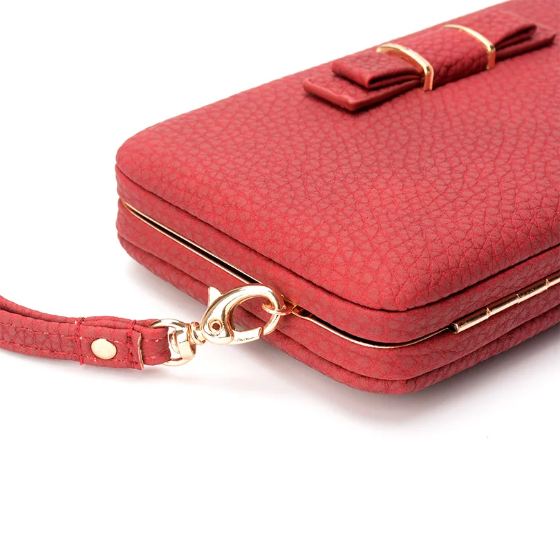 Женский кошелек COHEART с бантом из сплава|wallet purse|brand women pursewomen brand purses |