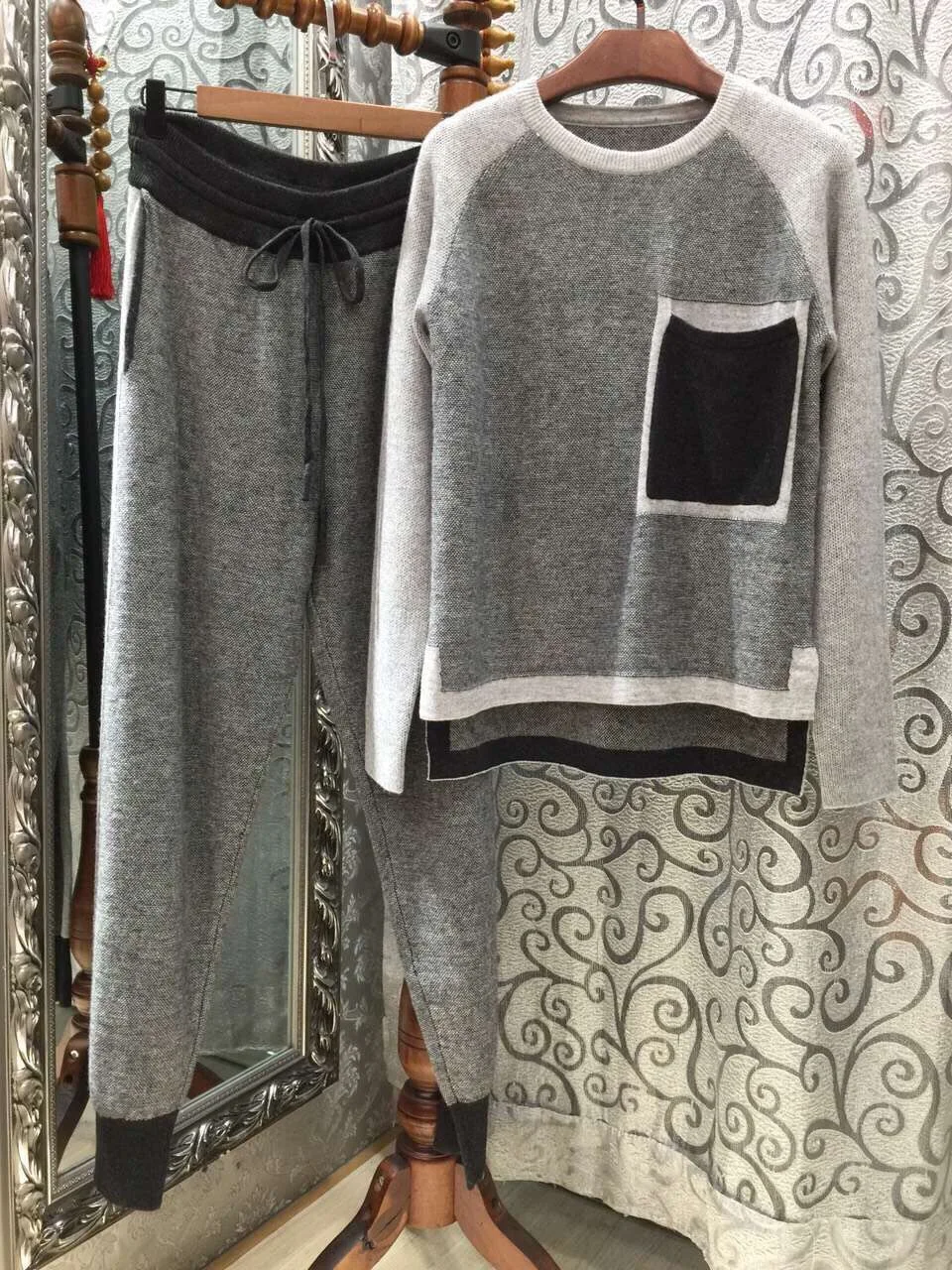 2017 Full Tracksuits Promotion Crop Top And font b Skirt b font Set Spring New High