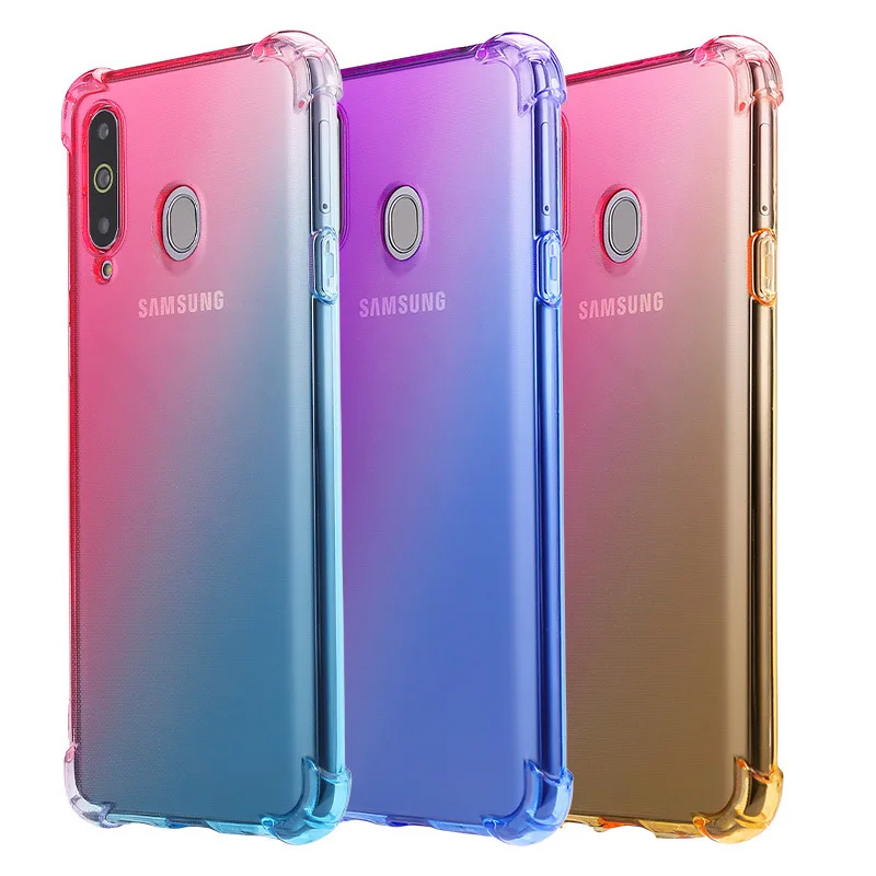 2019 Модный чехол для samsung M10 M20 M30 градиентный цветной бант из ленты tpu с