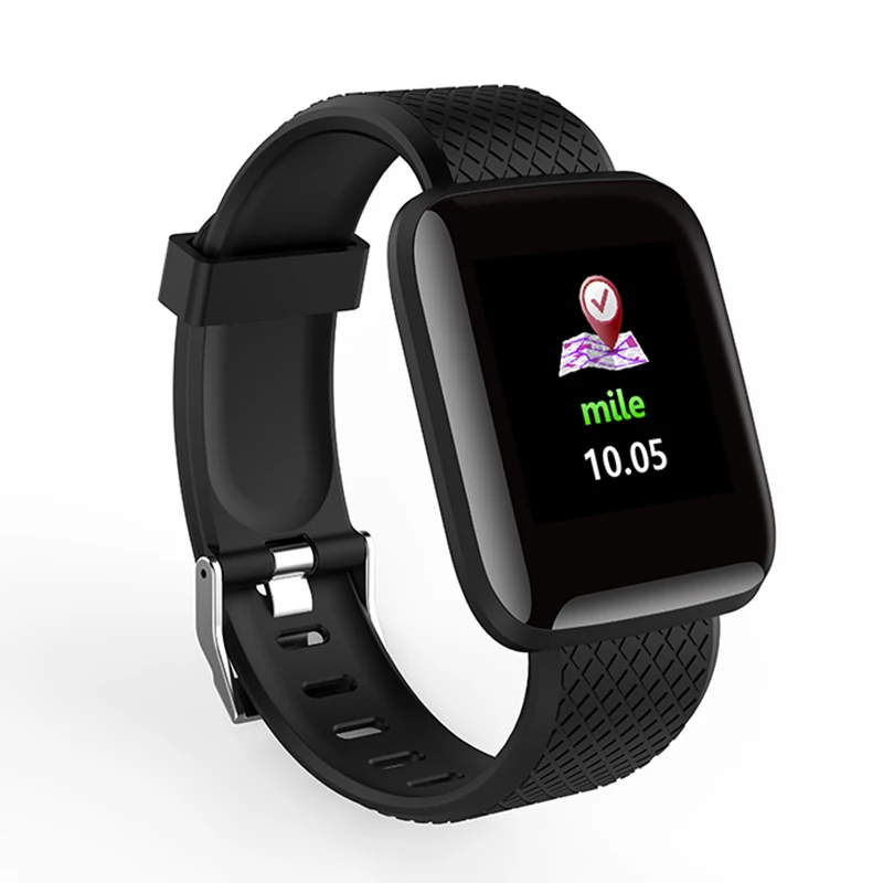 

2019 D13 1.3 & Quot; Color Screen Smart Watch 116 Plus Bracelet Blood Pressure Oxygen Monitor Visible Message Show Smartwatch B