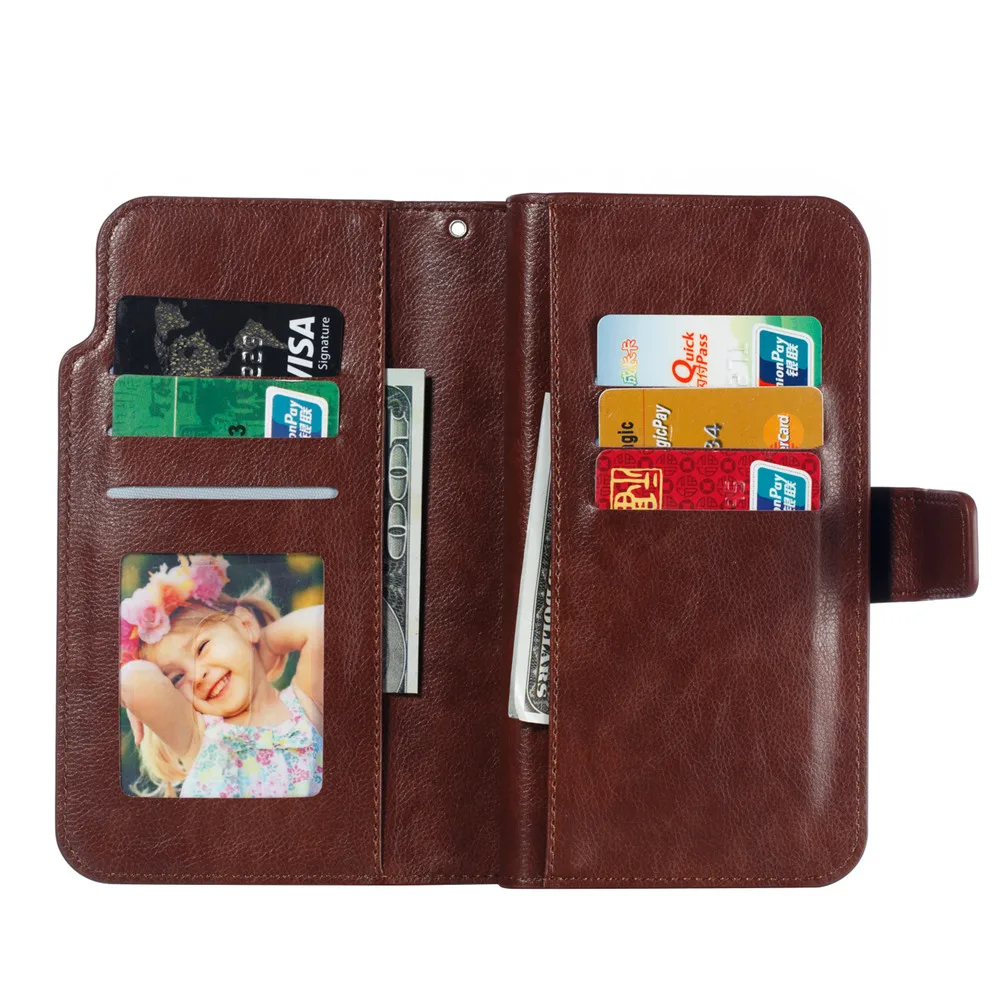 Leather case For Samsung Galaxy A6 A8 Plus A7 2018 Case Cover Wallet card holder Magnet Flip Phone cases on For Samsung Galaxy J4 J6 Plus Case Cover29