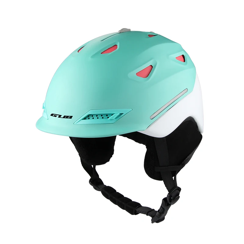 Велосипедный шлем Снежный Спорт осенний лыжный шлем дышащий Сверхлегкий лыжный термальное оборудование сноуборд скейтборд Зимний Открытый - Цвет: Light green