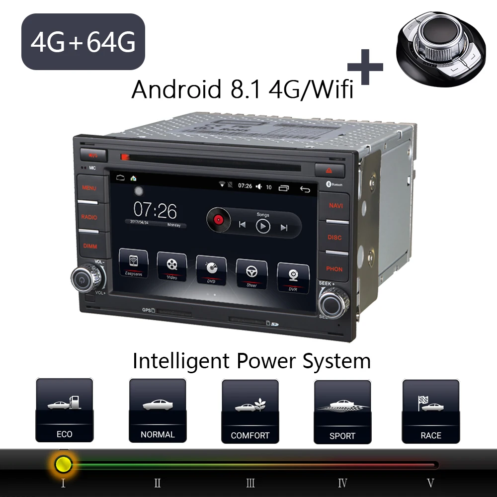 Clearance Car Multimedia player 2 Din Car DVD For PASSAT JETTA Bora/polo Golf SHARAN Transporter SKODA OCTAVIA/ SUPERB 6.2" Radio GPS 0