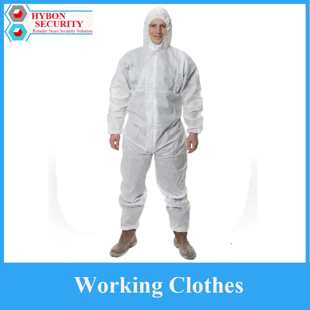 HYBON Garments Safety Clothing Anti dust Suit Men's Coveralls Cleanroom