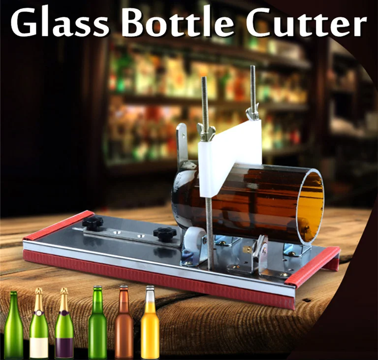 professional stainless steel glass bottle cutter, new design beer wine glass bottle cutting tools