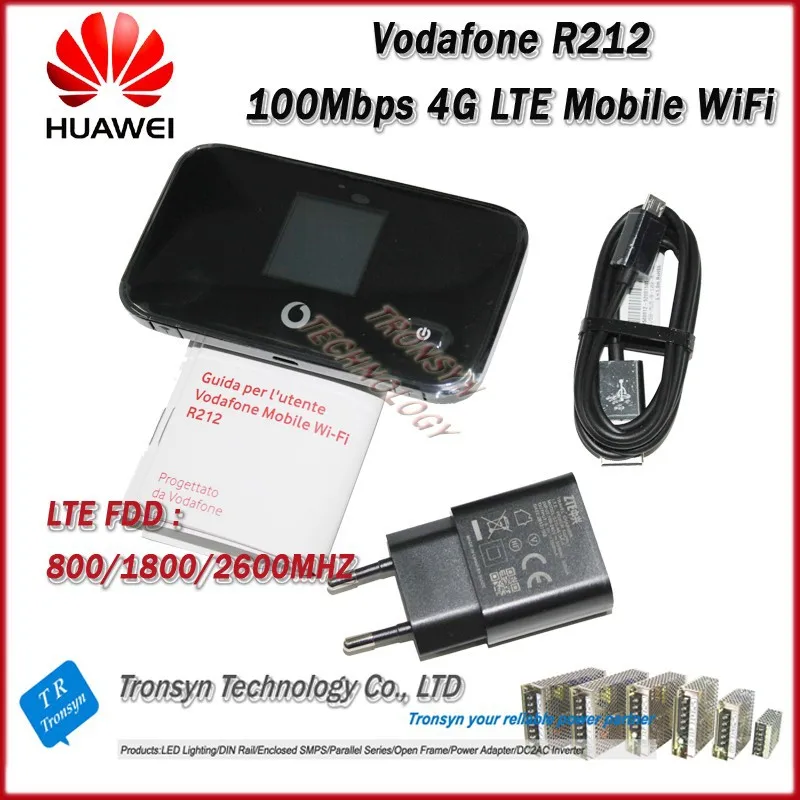 Новые оригинальные Разблокировать LTE FDD 100 Мбит/с vodafone r212 4 г LTE Wi-Fi точка Поддержка LTE FDD 800 /1800/2600 мГц