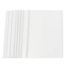 10 шт белый пластиковый раздвижной бар файл папка для A4 бумаги отчет