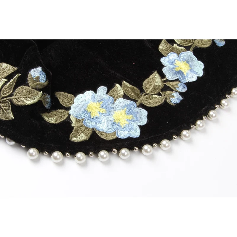 Poissons De Long 2018 Paillettes Et Pull Lâche Haute Bleu Tigre Foncé Tête Fleurs Épais Perles Cardigans Qualité Broderie Femmes gq7qS0E