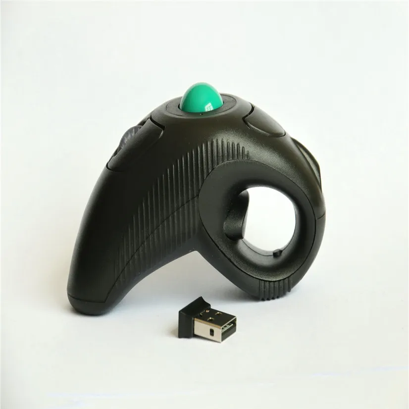 

MOSUNX Futural Digital 2.4GHz USB handheld wireless mouse pointer using optical trace ball laser beam Drop Shipping F20